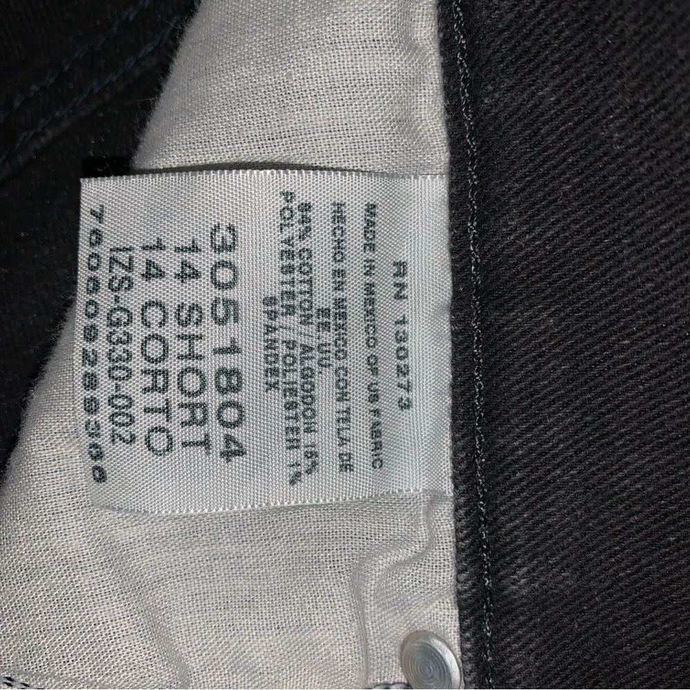 Lee Relaxed Fit Straight Leg Mid Rise Womens 14 Short Black Jeans - Picture 8 of 10